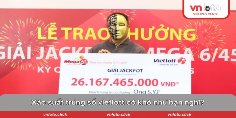 Xác suất trúng Vietlott có thể nắm trong lòng bàn tay