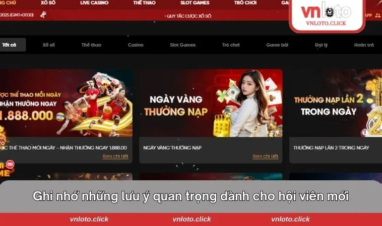 Ghi nhớ những lưu ý quan trọng dành cho hội viên mới